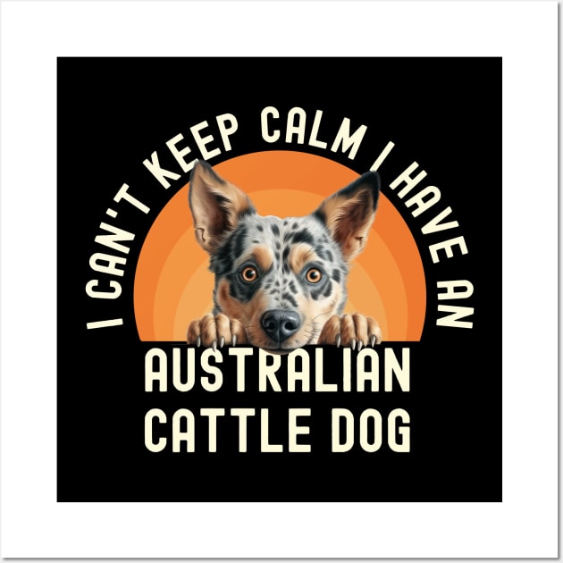 Australian Cattle Dog Wall Art by The Jumping Cart